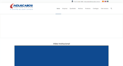 Desktop Screenshot of induscabos.com.br
